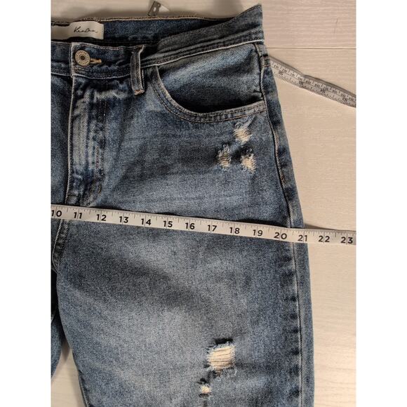 Kancan Women’s Ultra High Rise Straight Leg Jeans Light Wash Waist 32 - Picture 8 of 14